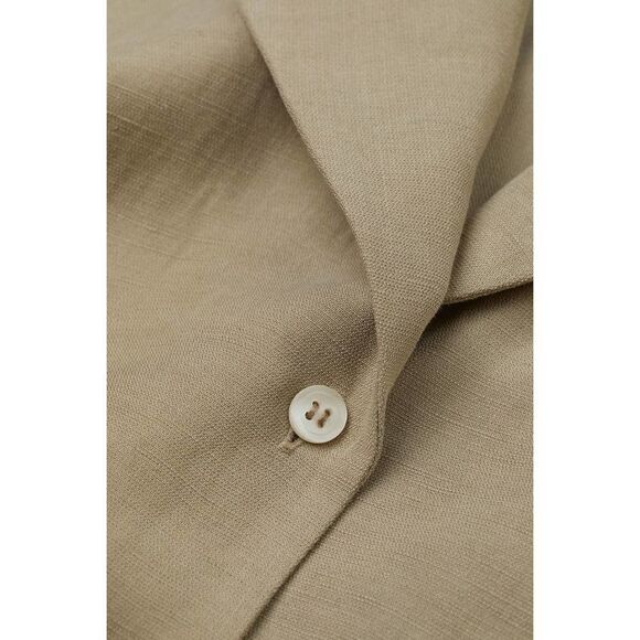 Linen Blend Jumpsuit Romper New Medium - Picture 4 of 4